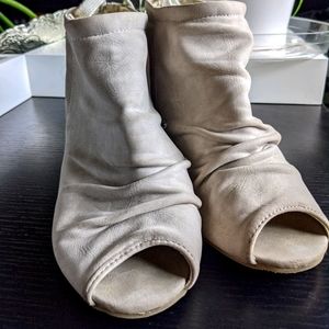 Aldo Hulsey Wedge Open Toed Booties